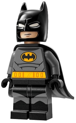 SH0962 Batman - Dark Bluish Gray Suit, Flexible Rubber Cape