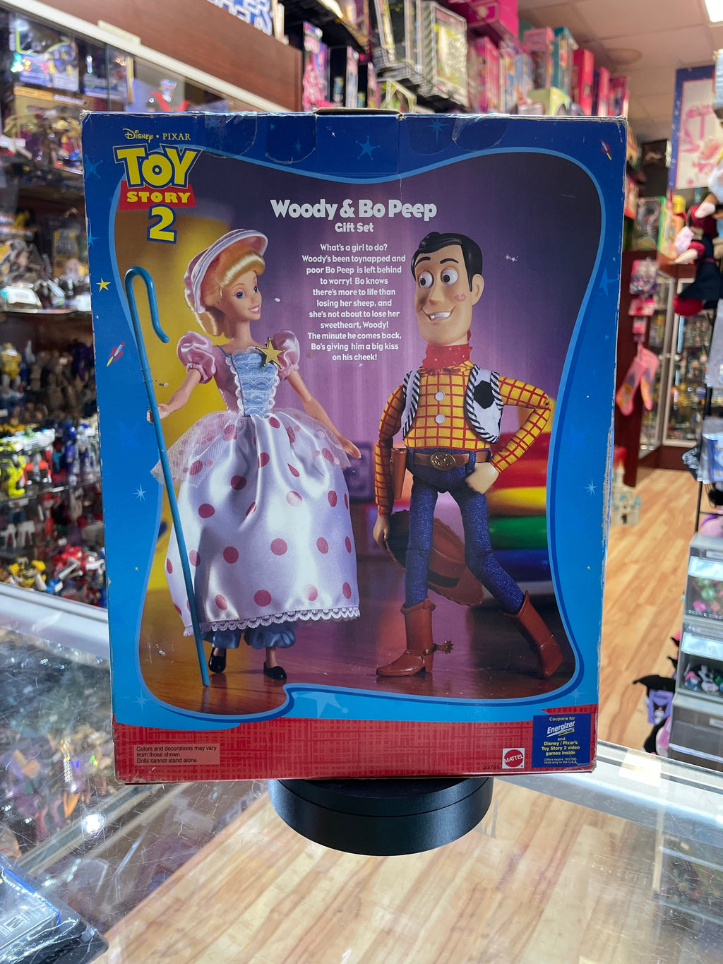 Woody & Bopeep Gift Set (Vintage Toy Story, Mattel) **NEW** product image 3, provided for visual reference and product