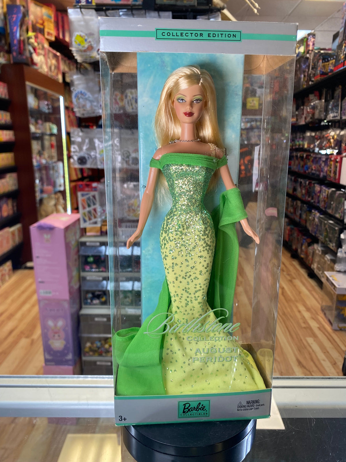 August Peridot Birthstone Collection #C5326 (Vintage Barbie, Mattel) SEALED product image 1, provided for visual reference
