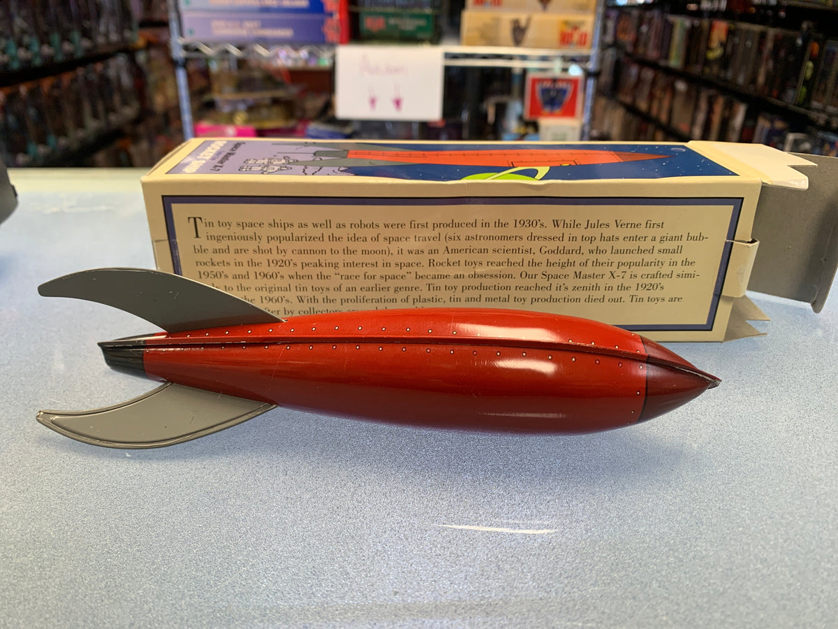 Space Master X-7 (Vintage Tin toy Rocket Ship, Restoration Hardware) product image 3, provided for visual reference and
