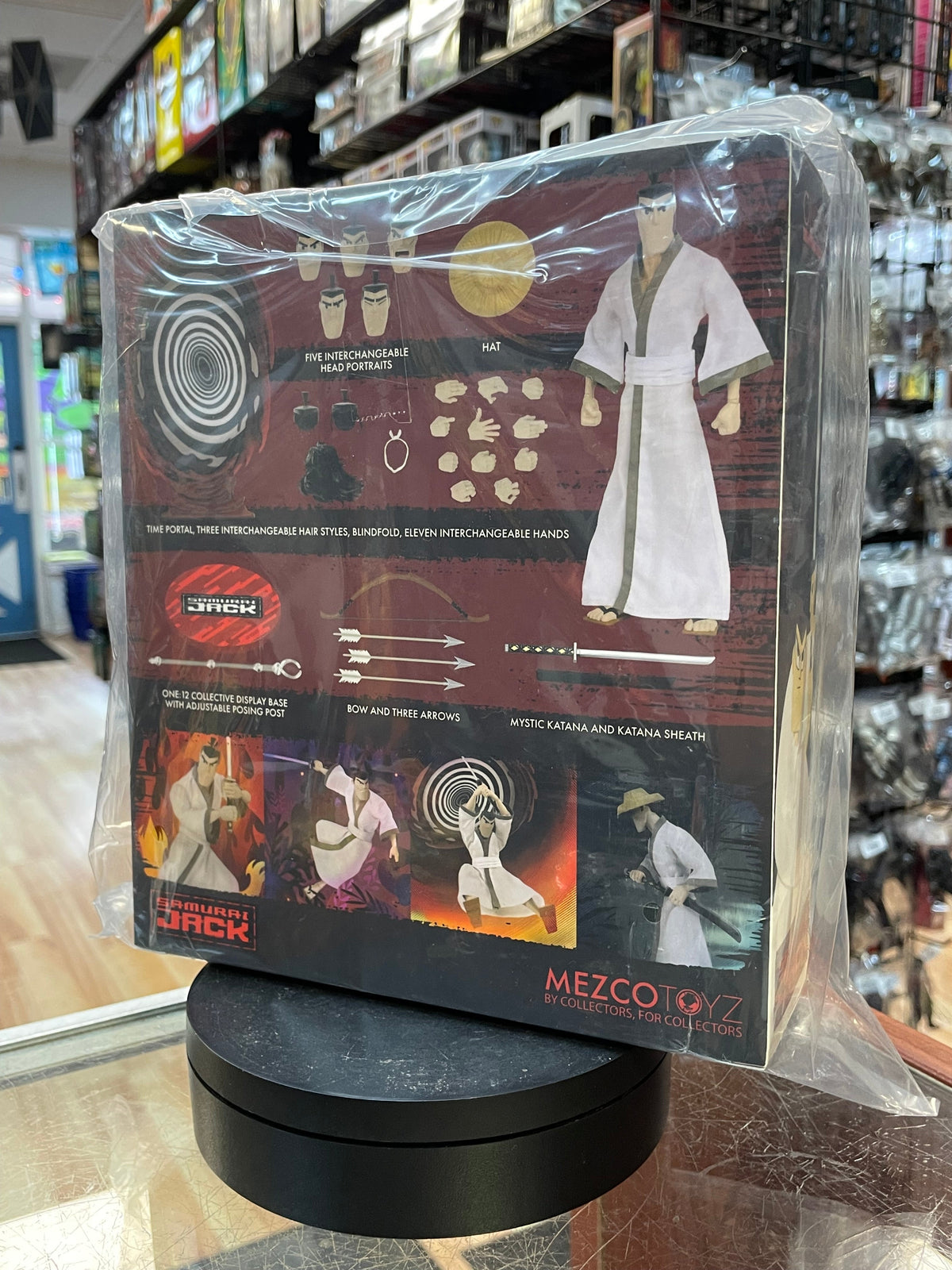 Samurai Jack (Mezco One:12, Cartoon Network) **SEALED** product image 3, provided for visual reference and product detail