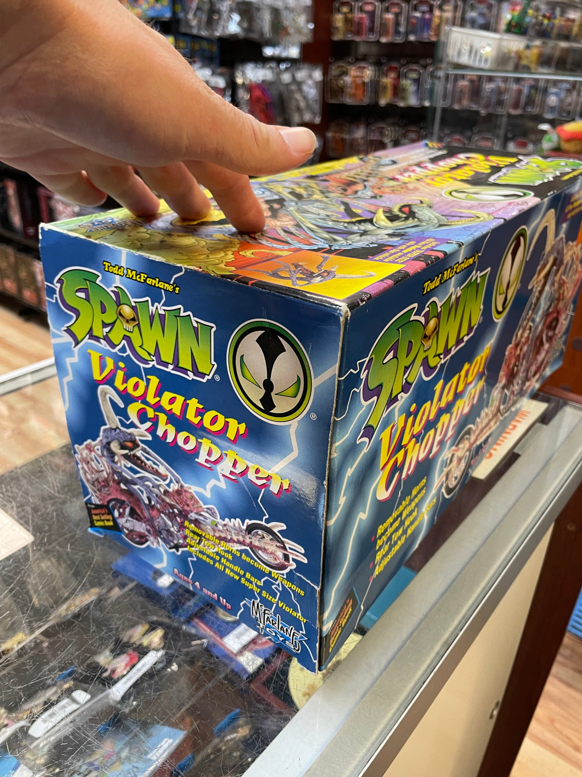 Violator Chopper (Vintage Spawn, McFarlane Toys) NEW/OPEN BOX product image 16, provided for visual reference and product
