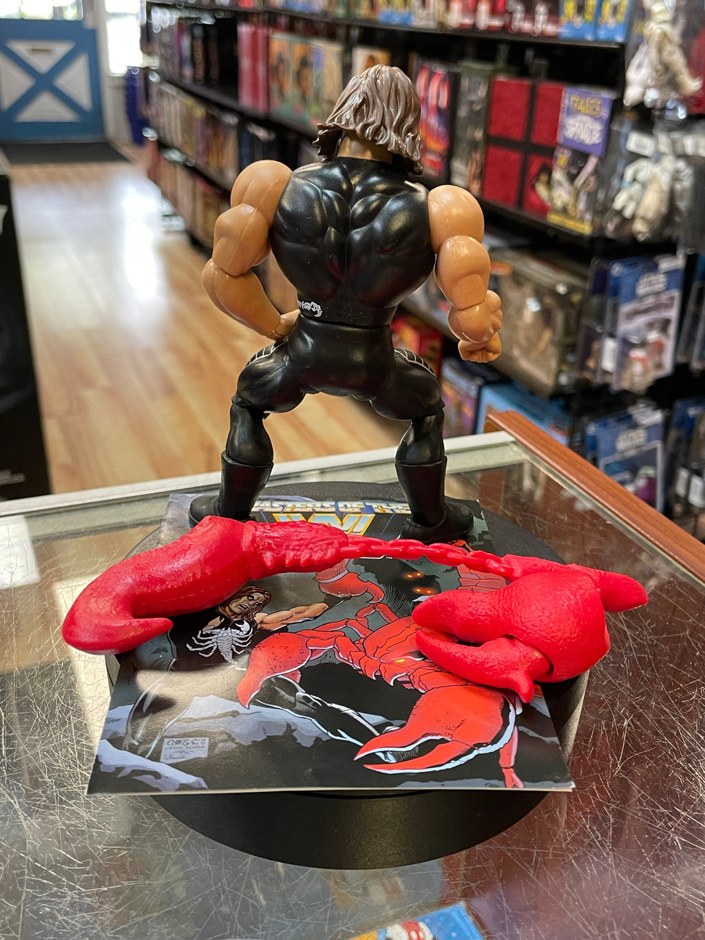 Sting as Clawful (WWE MOTU, Mattel) **COMPLETE** product image 4, provided for visual reference and product detail review