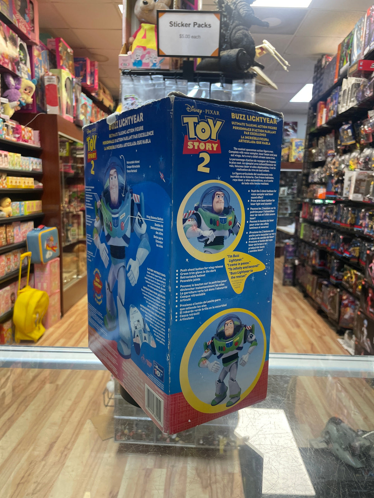Buzz lightyear (Thinking Toy, Vintage Toy Story) **NEW** product image 3, provided for visual reference and product detail