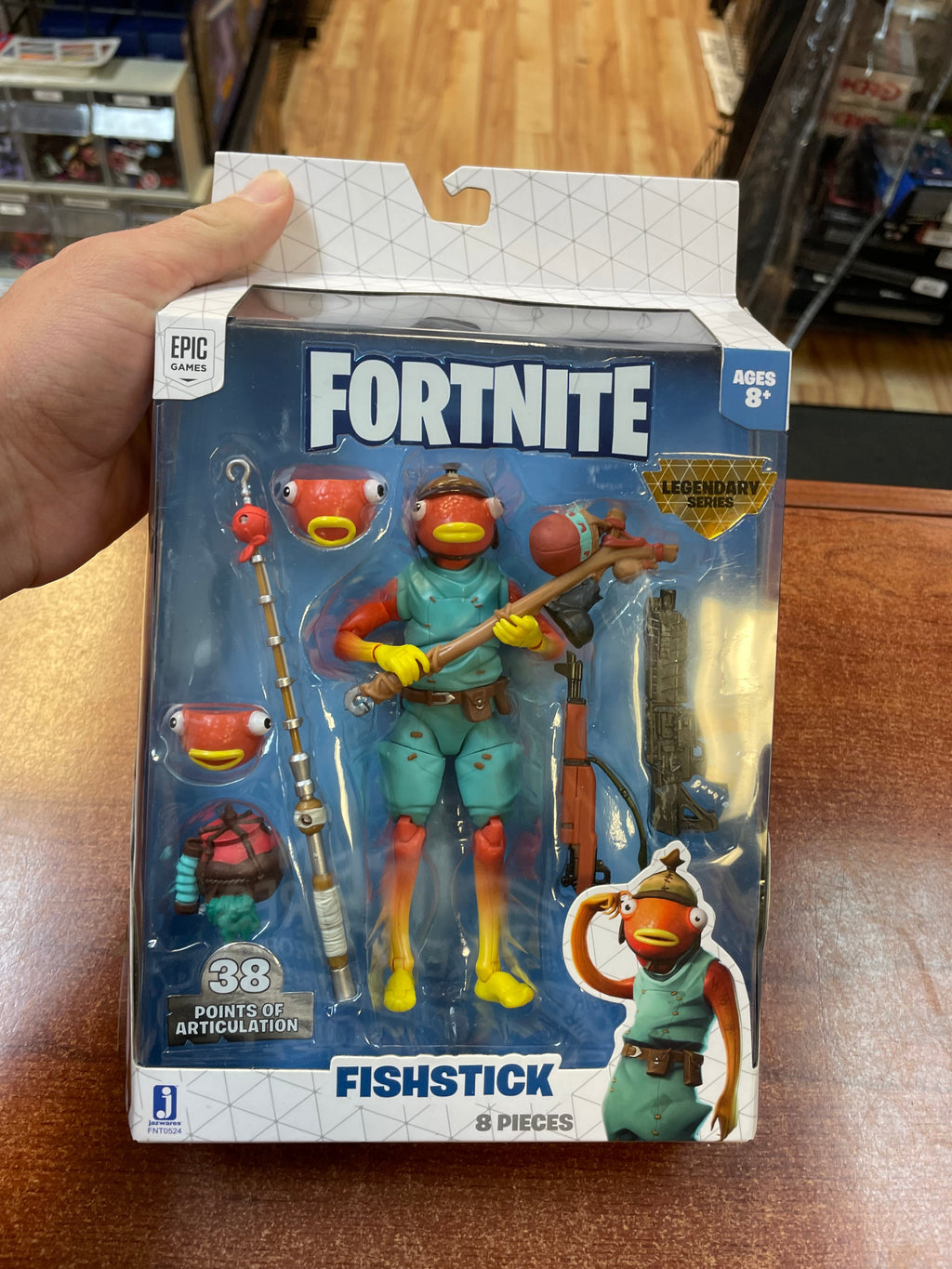 Fishstick (Fortnite Legendary, Jazwares) **SEALED** product image 4, provided for visual reference and product detail review