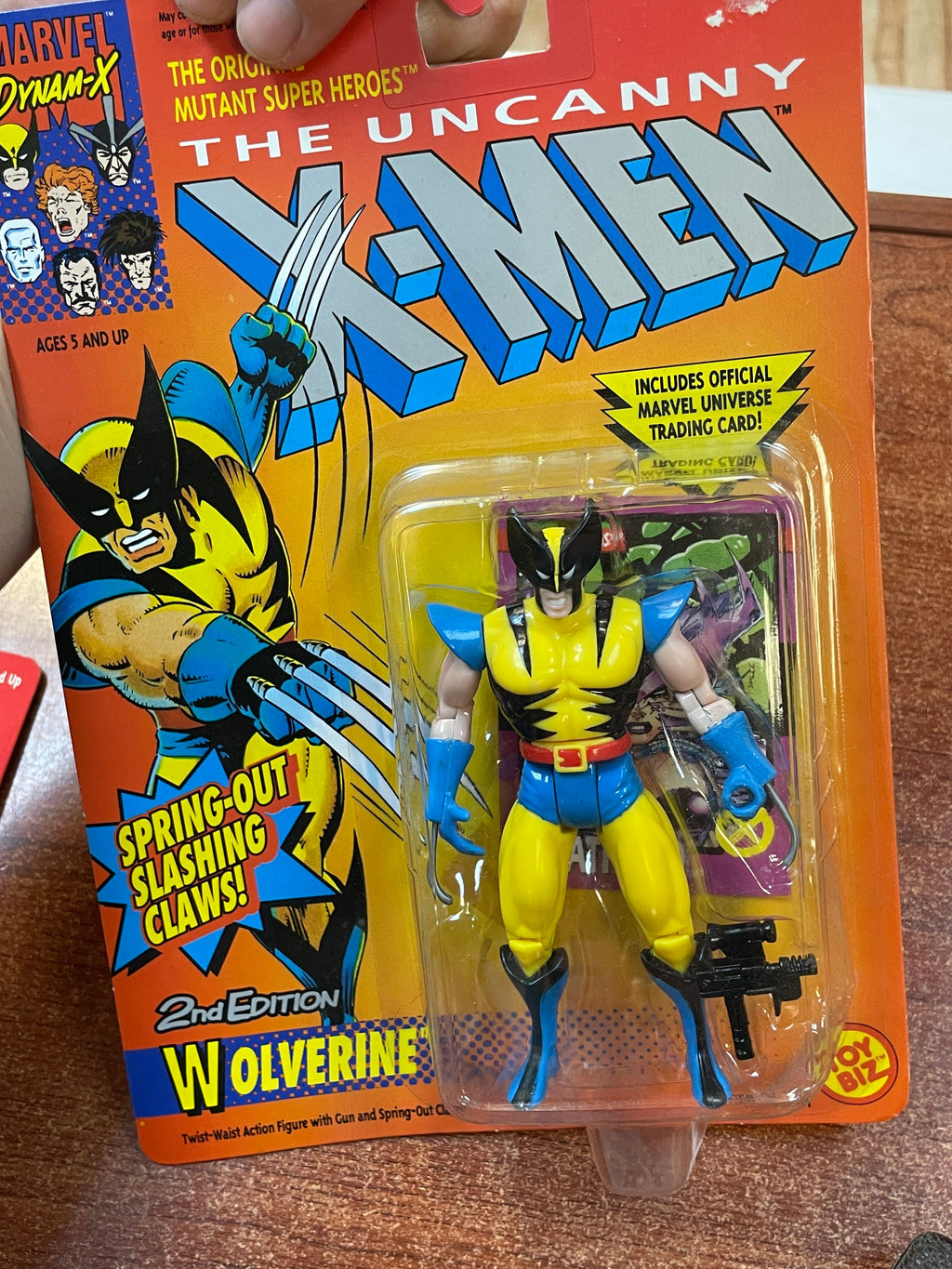 Wolverine 2nd Edition (Vintage Marvel, X-Men, Toy Biz) SEALED product image 5, provided for visual reference and product