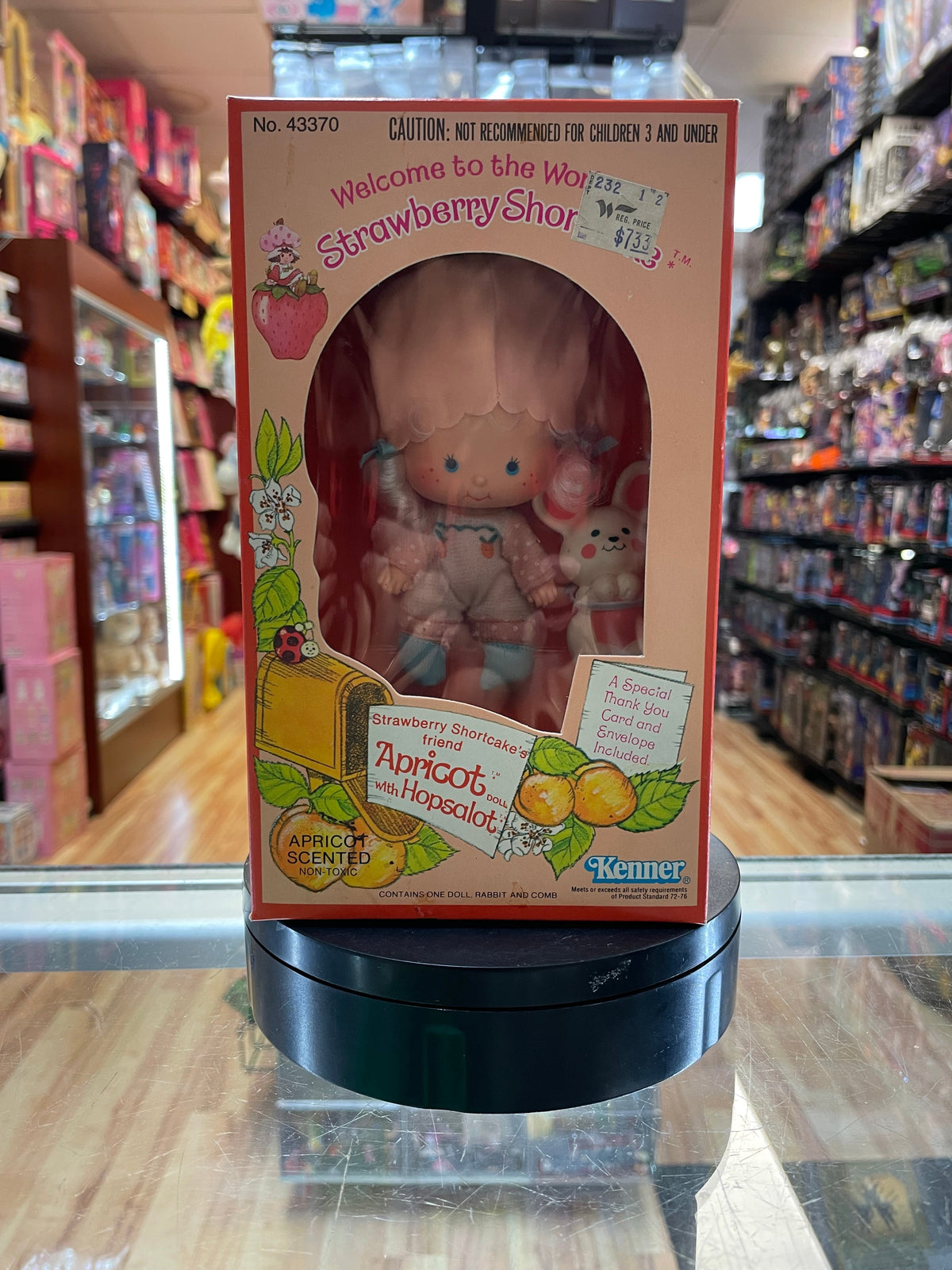 Apricot with Hopsalot Doll (Vintage Strawberry Shortcake, Kenner) **SEALED** product image 1, provided for visual reference
