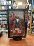 Black Suit Spiderman -Deluxe 12"- (Marvel Legends, Hasbro) **COMPLETE** product image 1, provided for visual reference and