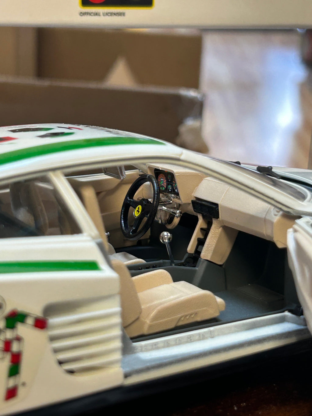 World Cup Ferrari Testarossa 1984 Diecast (Vintage Burago, Italia 90) Open Box product image 9, provided for visual