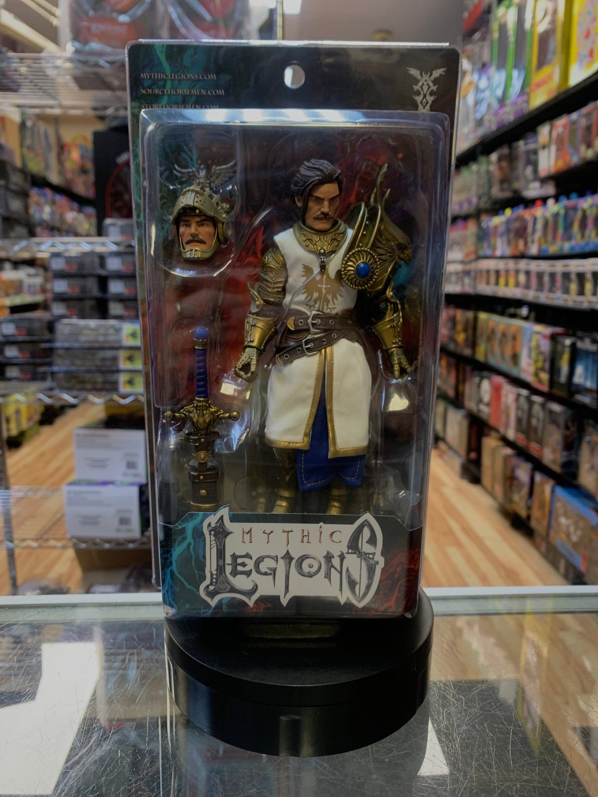 Sir Gideon Heavensbrand 2 (Four Horsemen, Mythic Legions) *NEW* product image 1, provided for visual reference and product
