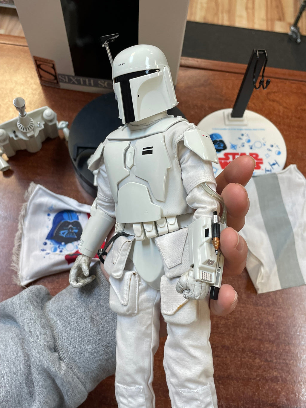 Boba Fett Prototype Armor (Star Wars, Sideshow) COMPLETE product image 10, provided for visual reference and product detail