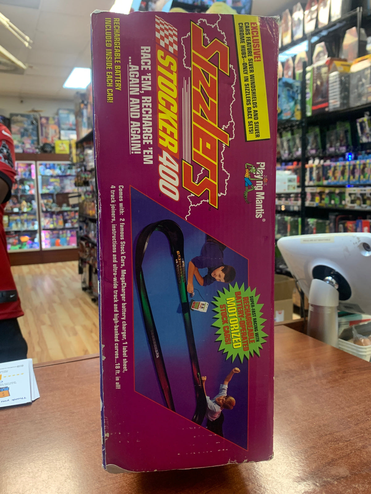 Sizzlers Stocker 400 (Playing Mantis, Slot Cars) **SEALED** product image 4, provided for visual reference and product