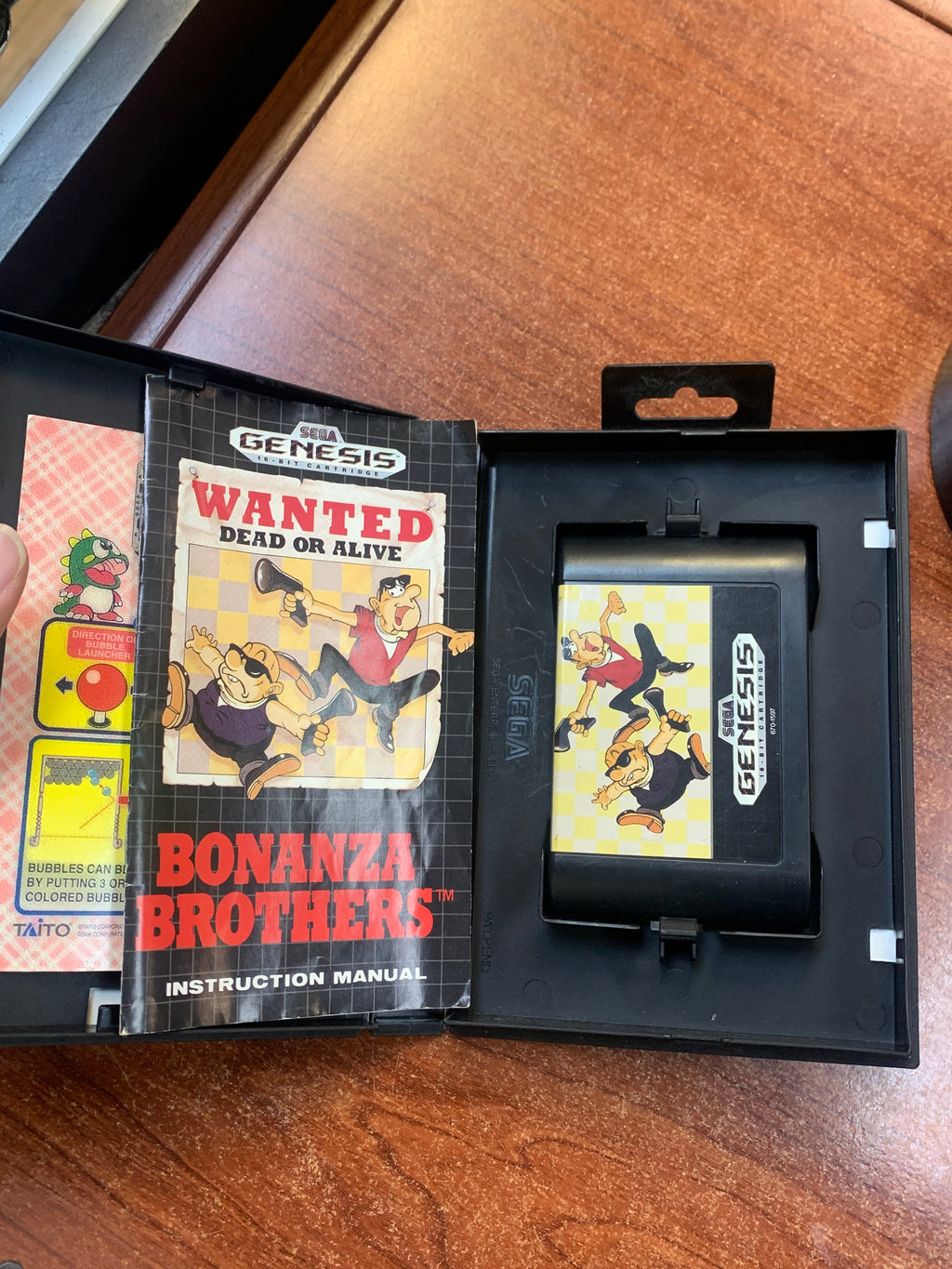 Bonanza Brothers: Wanted Dead or Alive (Sega Genesis, Vintage Video Games) COMPLETE product image 11, provided for visual