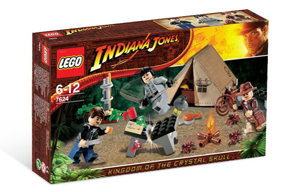 7624 Jungle Duel Indiana Jones (Retired) (New Sealed)