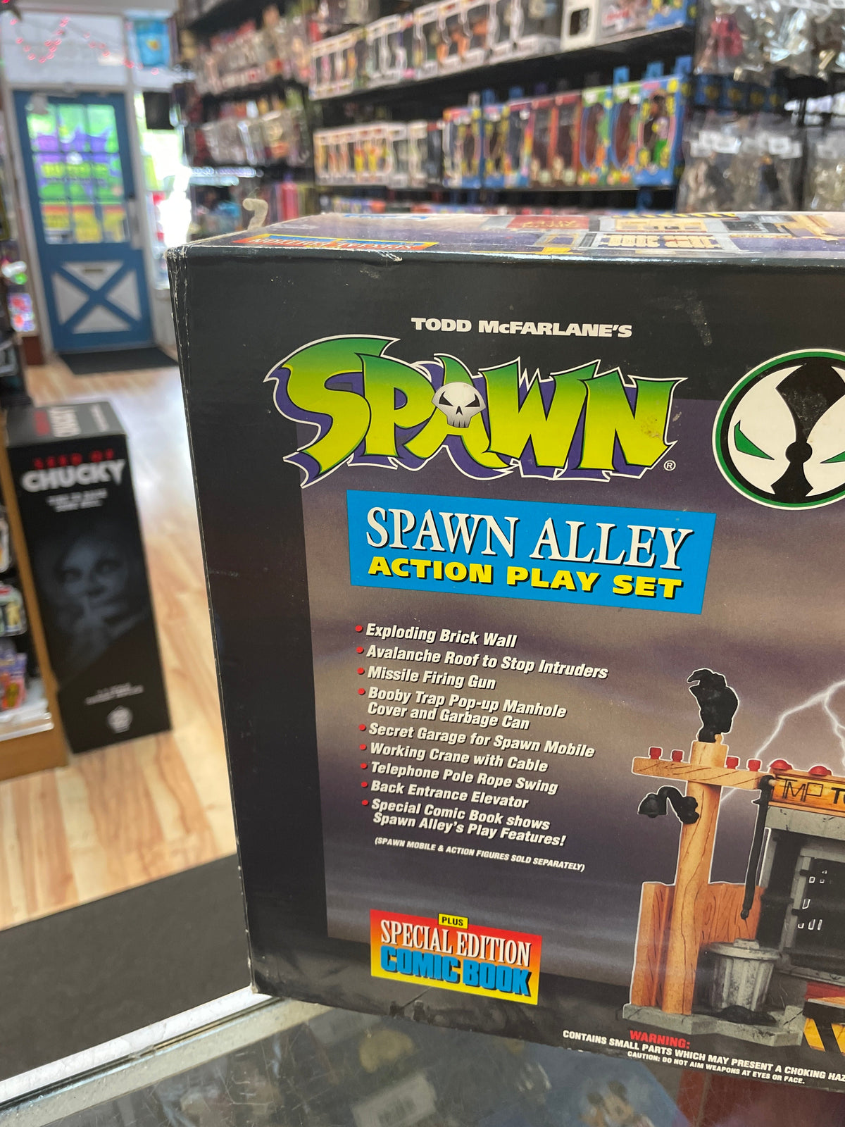 Spawn Alley Playset (Vintage Spawn, McFarlane) **SEALED** product image 4, provided for visual reference and product detail