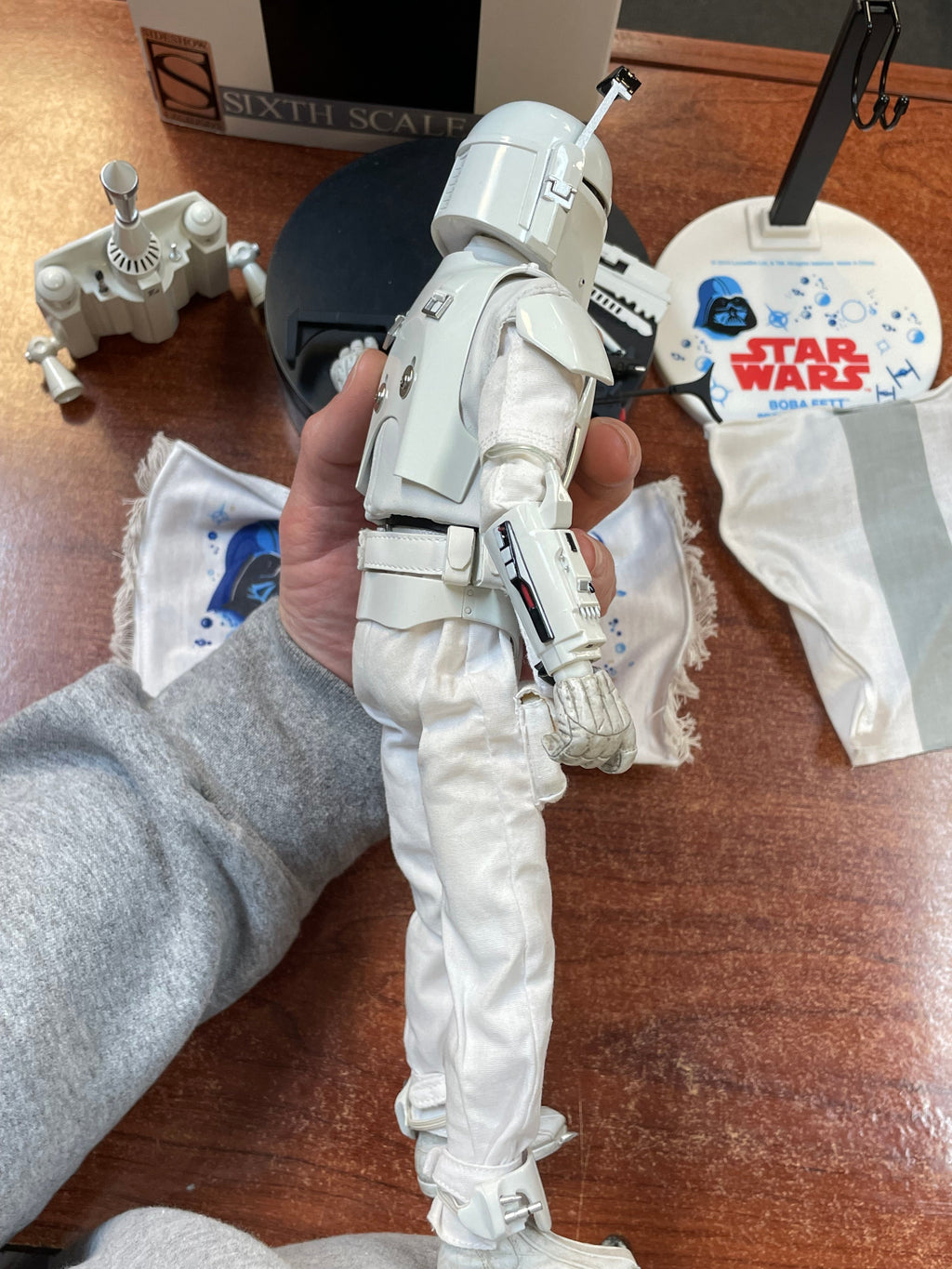 Boba Fett Prototype Armor (Star Wars, Sideshow) COMPLETE product image 8, provided for visual reference and product detail