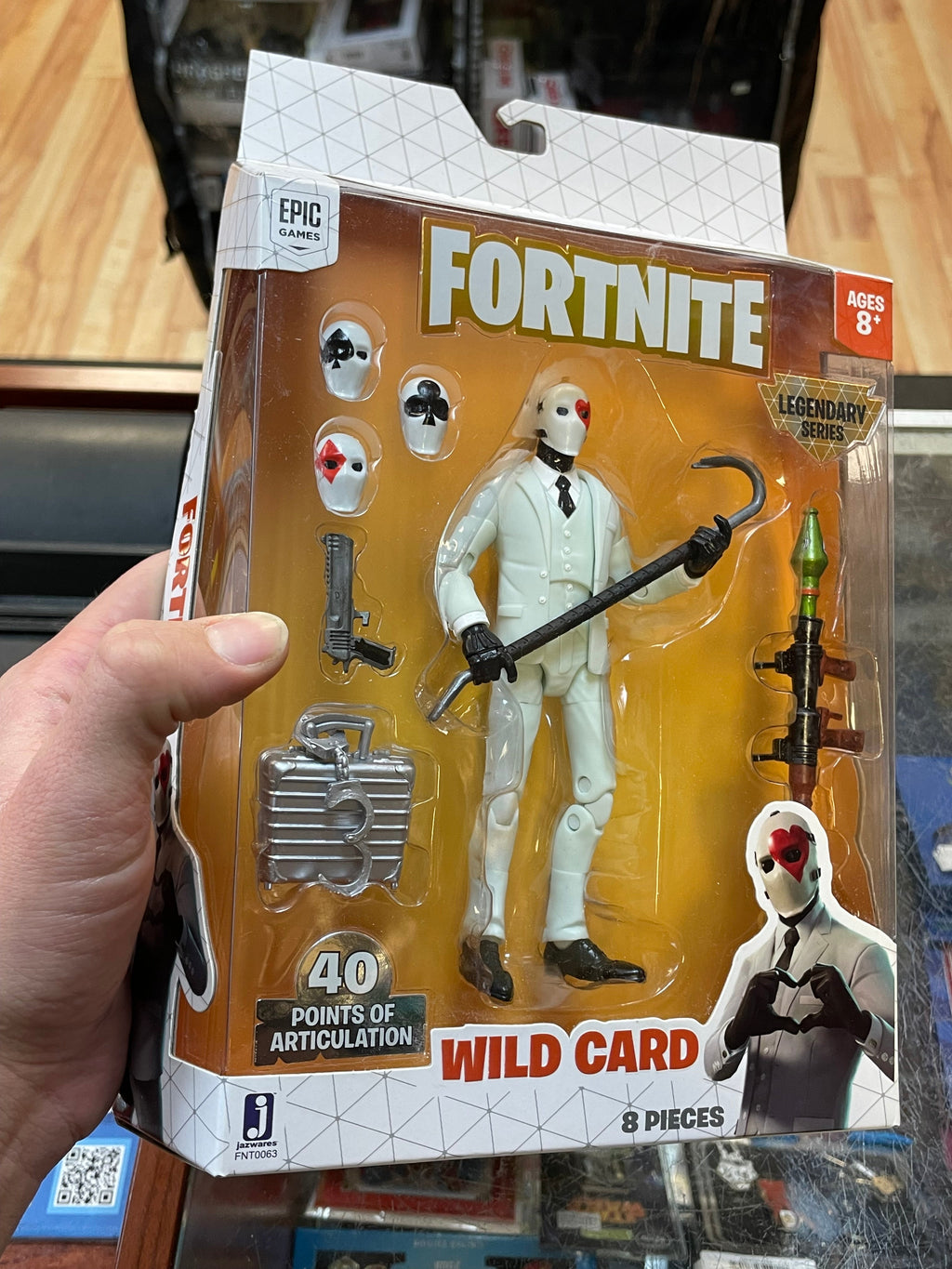 Wild Card (Fortnite, Epic Games, Jazwares) SEALED product image 4, provided for visual reference and product detail review