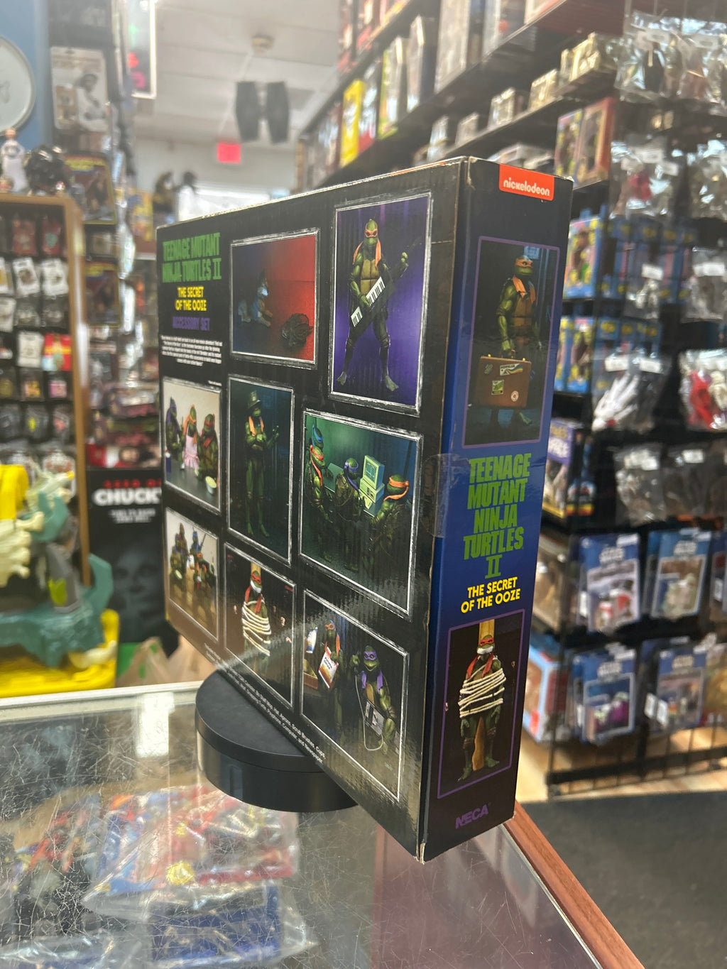 Secret of the Ooze Accessory Set (TMNT Ninja Turtles, NECA) **SEALED** product image 3, provided for visual reference and