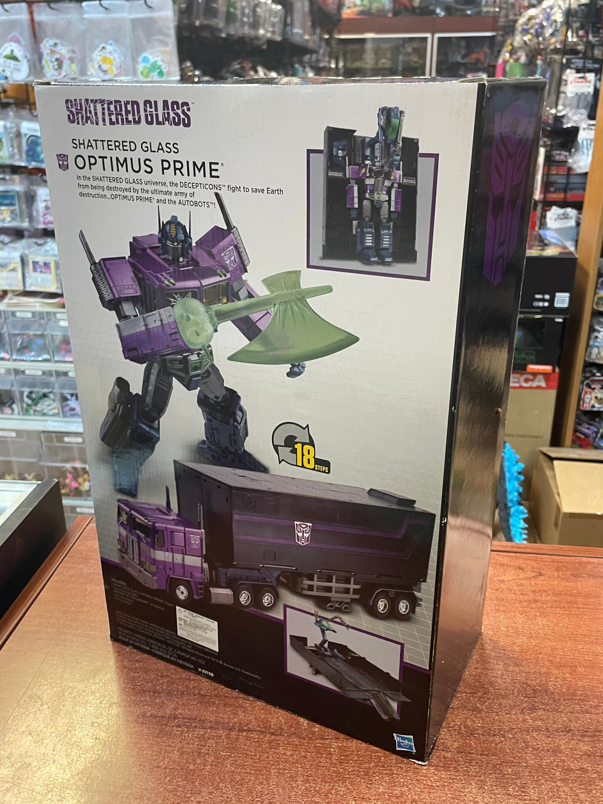 Shattered Glass Optimus Prime (Transformers Generations, Hasbro) **COMPLETE** product image 22, provided for visual