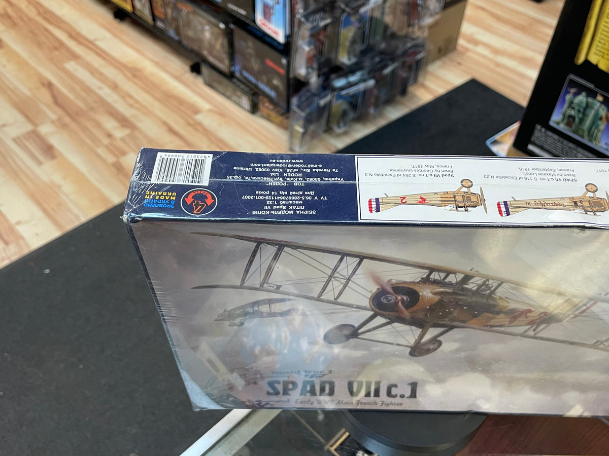 SPAD VII c.1 World War 1 Plane 1:32 #604 (Roden, Model Kit) SEALED product image 3, provided for visual reference and