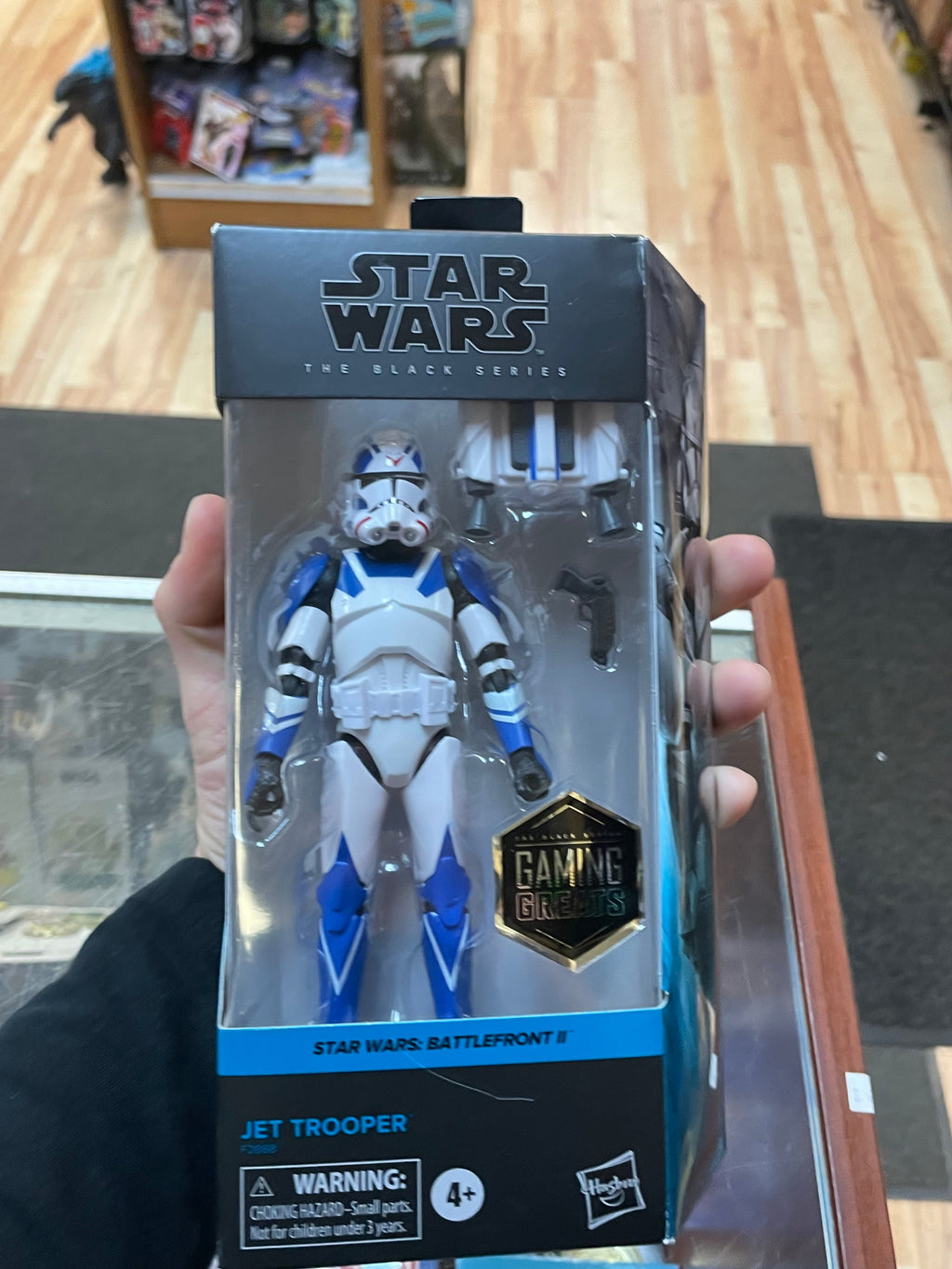 Jet Trooper Gaming Greats Battlefront 2 (Star Wars Black Series, Hasbro) SEALED product image 4, provided for visual