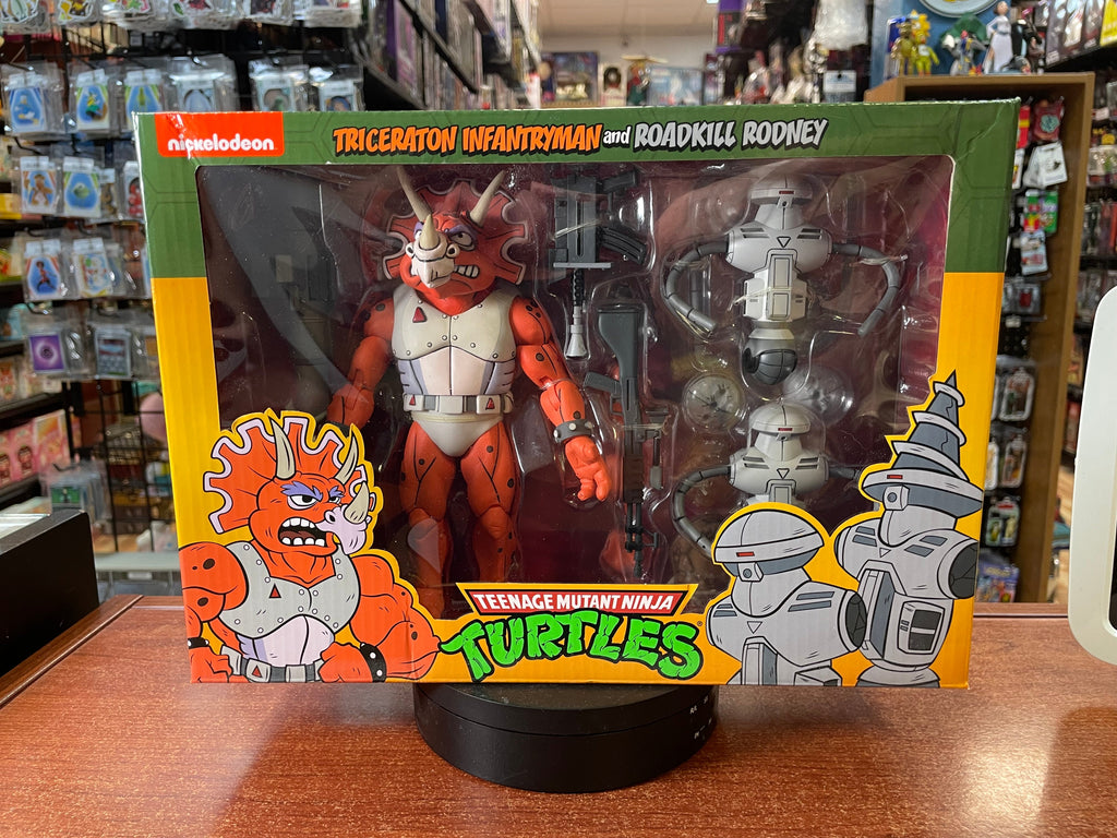 Triceraton Infantryman (NECA, TMNT Ninja Turtles) *SEALED* product image 1, provided for visual reference and product detail
