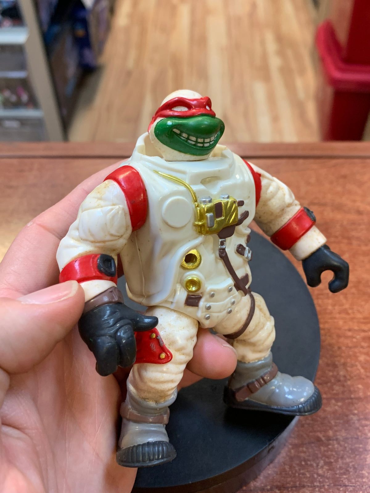 Apollo Astronaut Raphael (Vintage TMNT Ninja Turtles, Playmates) **LOOSE** product image 8, provided for visual reference