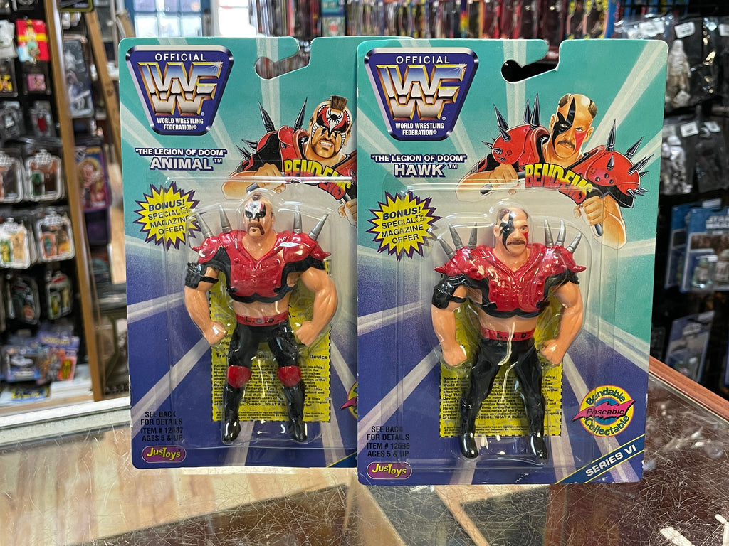 Legion Of Doom (Vintage WWF, JusToys) **SEALED** product image 1, provided for visual reference and product detail review