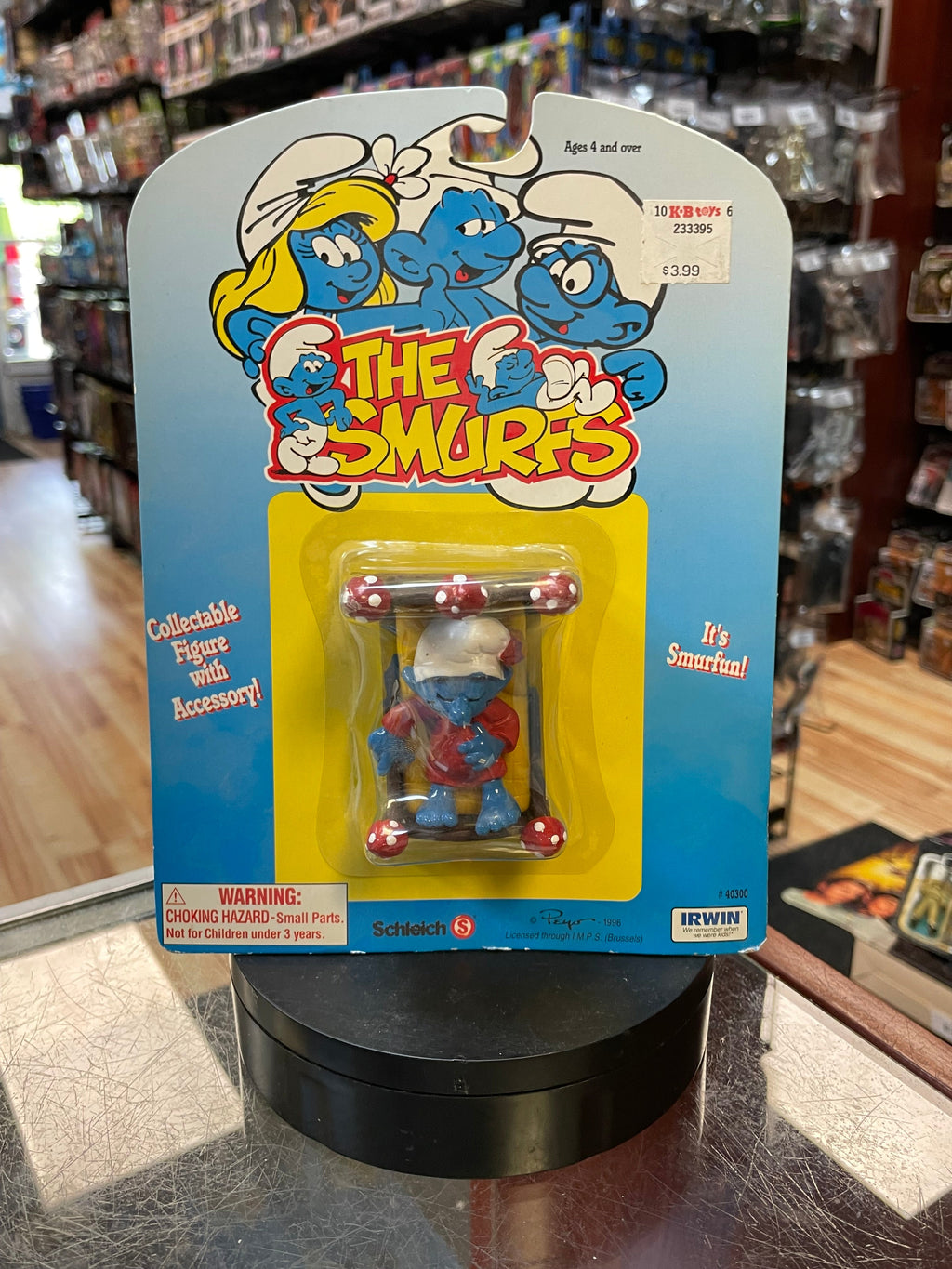 Sleepy Smurf (Vintage Smurfs, Schleich Peyo) **SEALED** product image 1, provided for visual reference and product detail