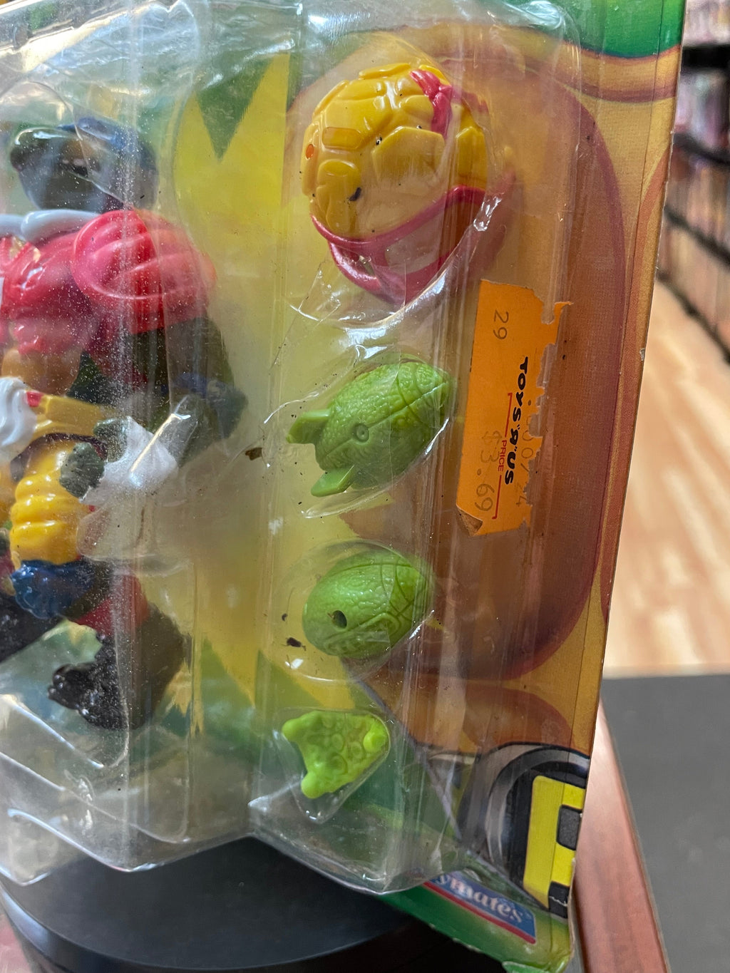 TD Tossin Leo (Vintage TMNT Ninja Turtles, Playmates) SEALED product image 8, provided for visual reference and product
