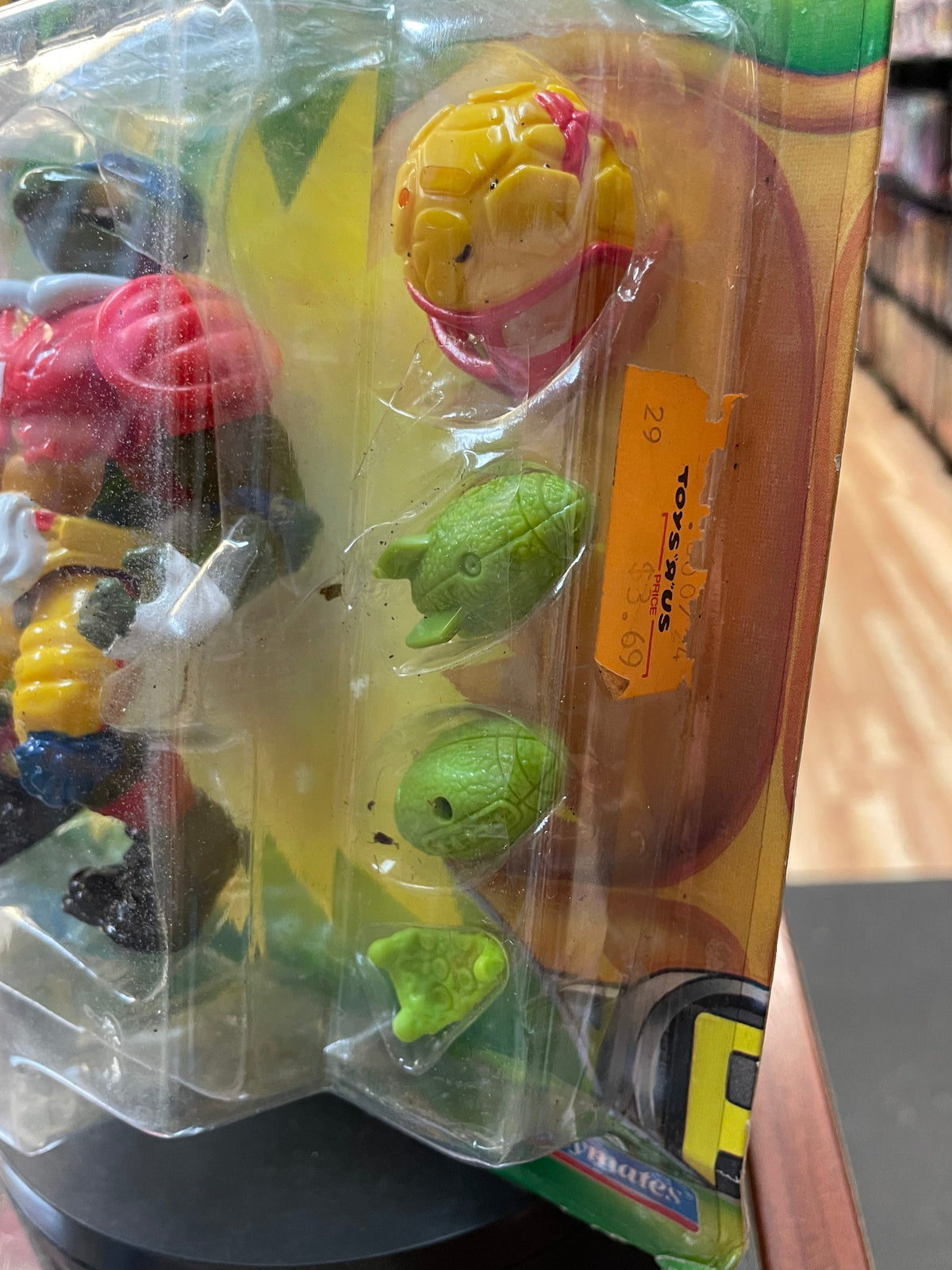 TD Tossin Leo (Vintage TMNT Ninja Turtles, Playmates) SEALED product image 8, provided for visual reference and product