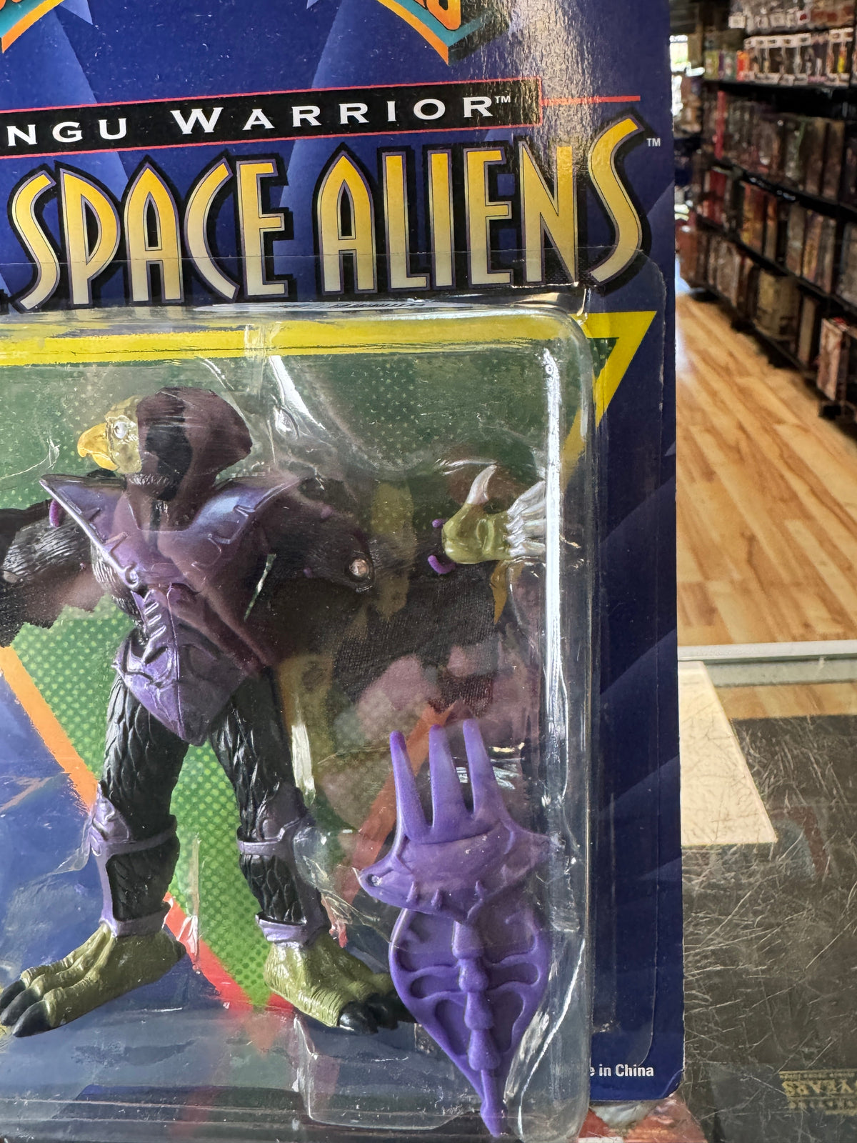 Tengu Warrior Space Alien (Vintage MMPR Power Rangers, Bandai) SEALED product image 4, provided for visual reference and