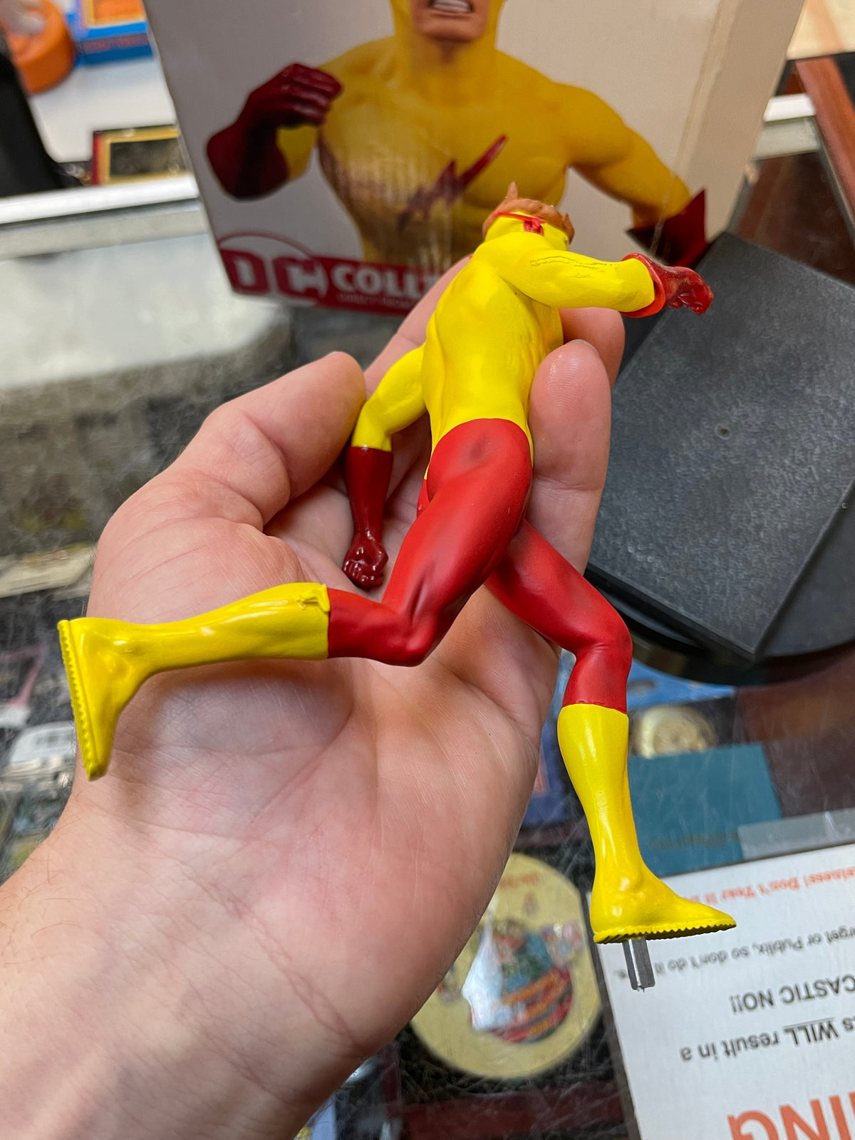 Kid Flash 6” Statue (DC Collectibles, DC Direct, The New Teen Titans) COMPLETE product image 8, provided for visual