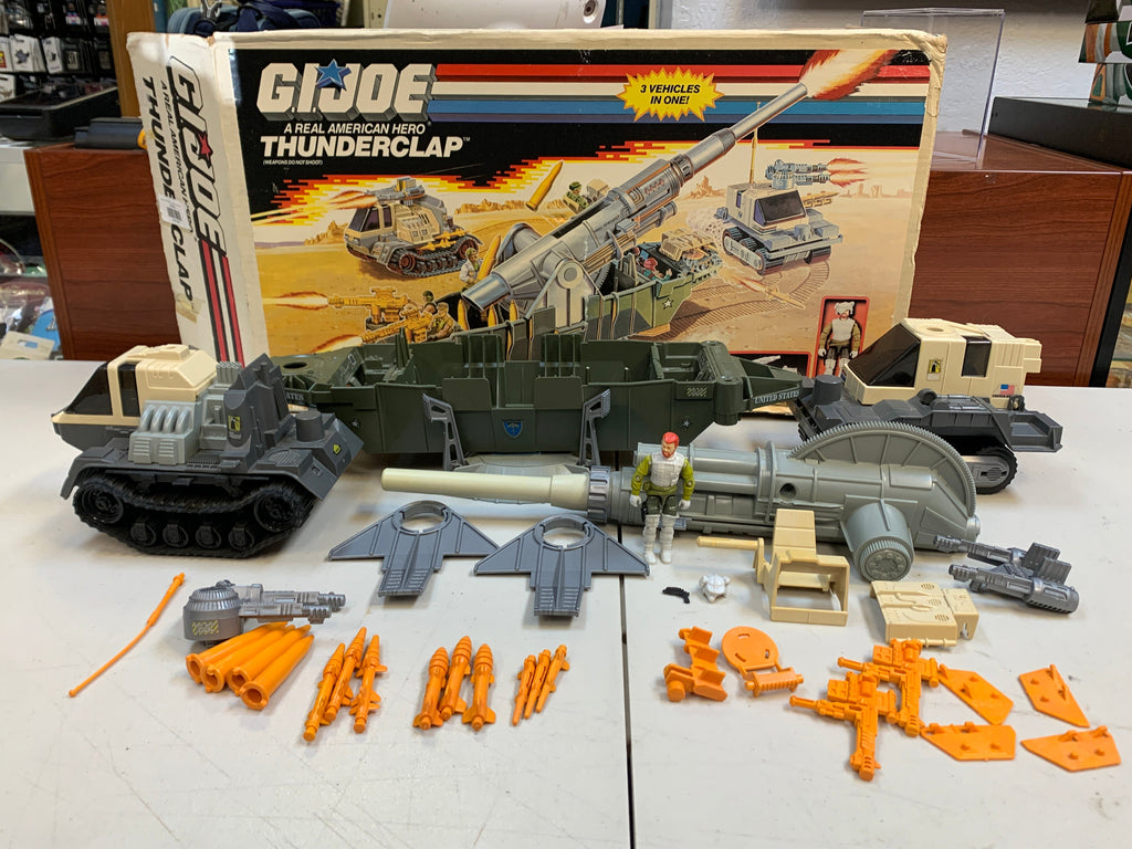 Thunder Clap with Box (Vintage GI Joe, Hasbro) **COMPLETE** product image 1, provided for visual reference and product