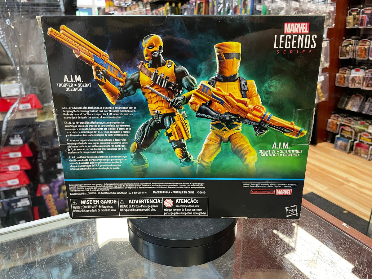AIM Scientist & AIM Trooper (Marvel Legends, Hasbro) *SEALED* product image 3, provided for visual reference and product