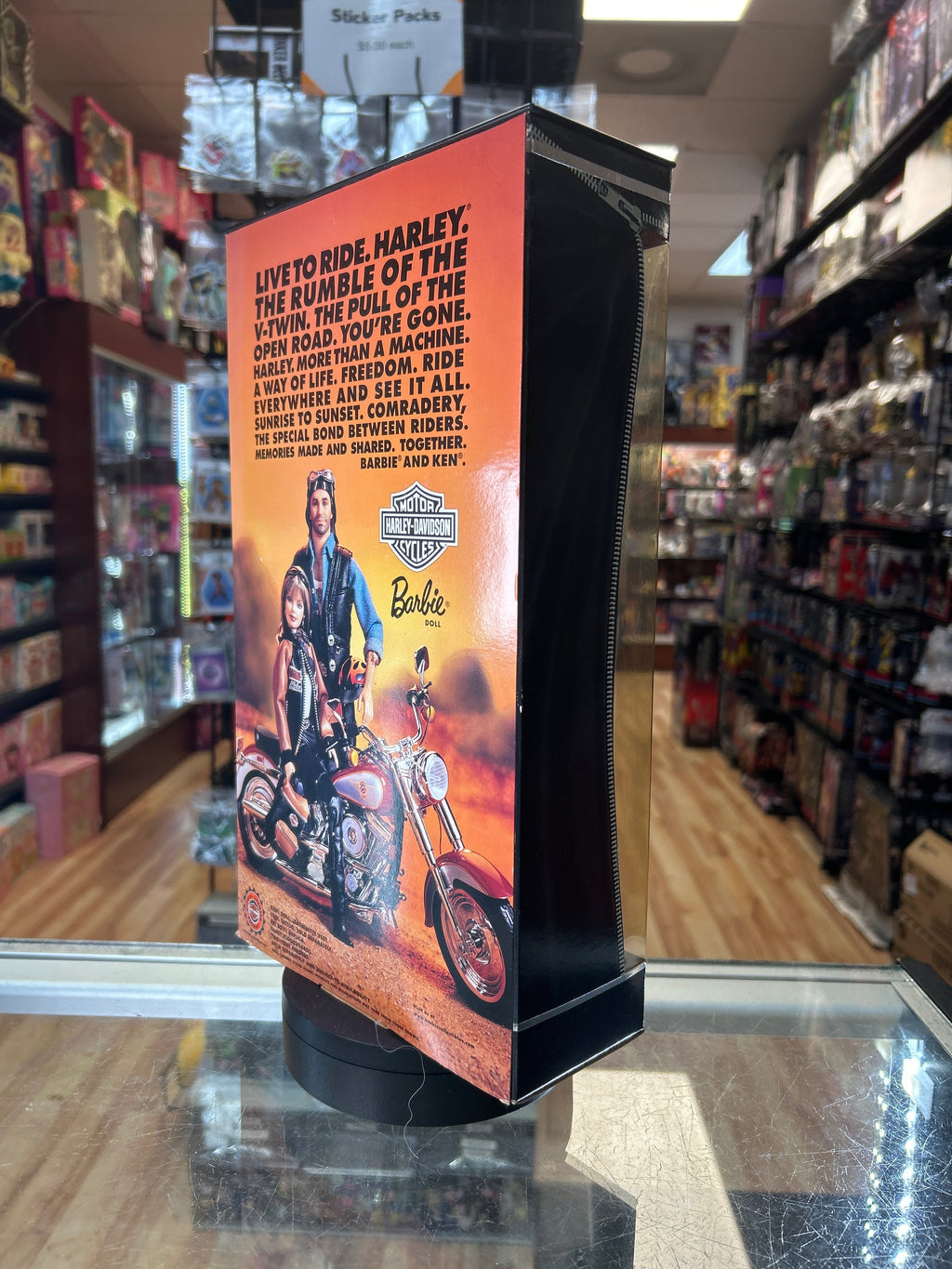 Motor Harley-Davidson Barbie #25637(Barbie, Mattel) **SEALED** product image 3, provided for visual reference and product