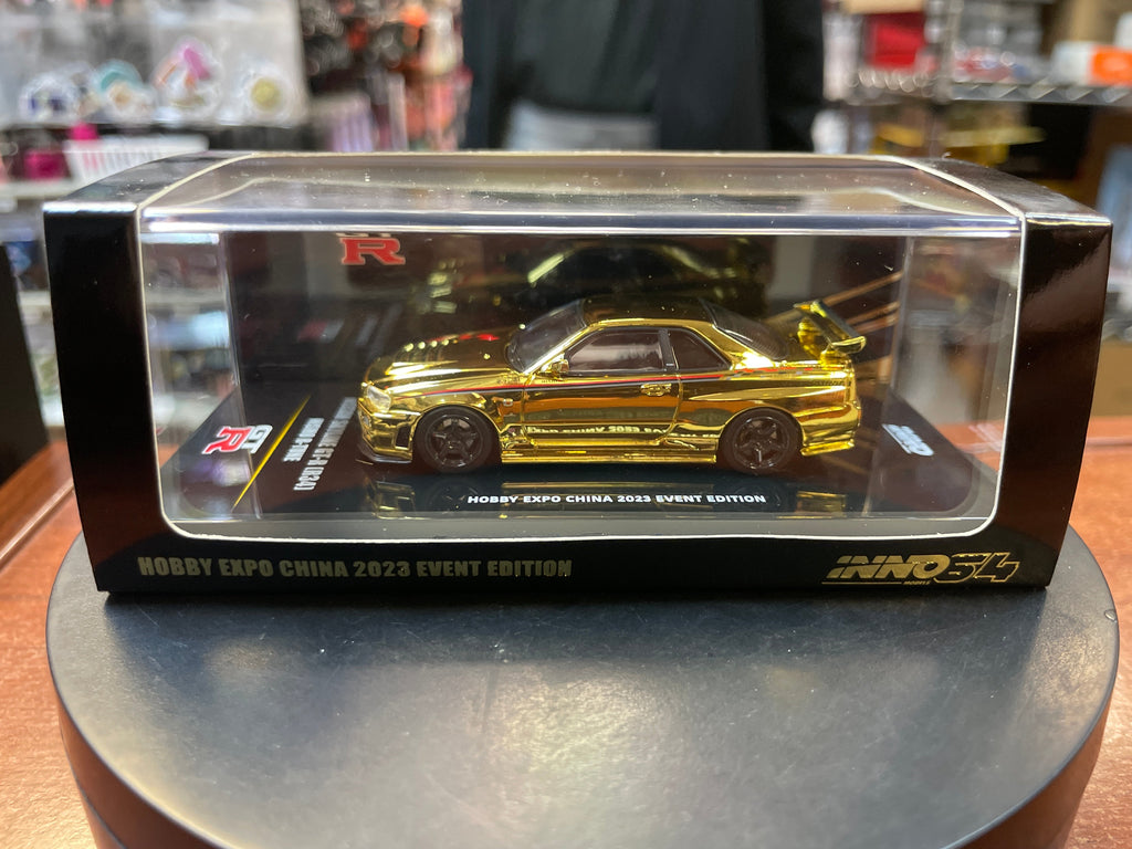Nissan Skyline GT-R NISMO Chrome (Inno64, Diecast ) **EXCLUSIVE** product image 2, provided for visual reference and product