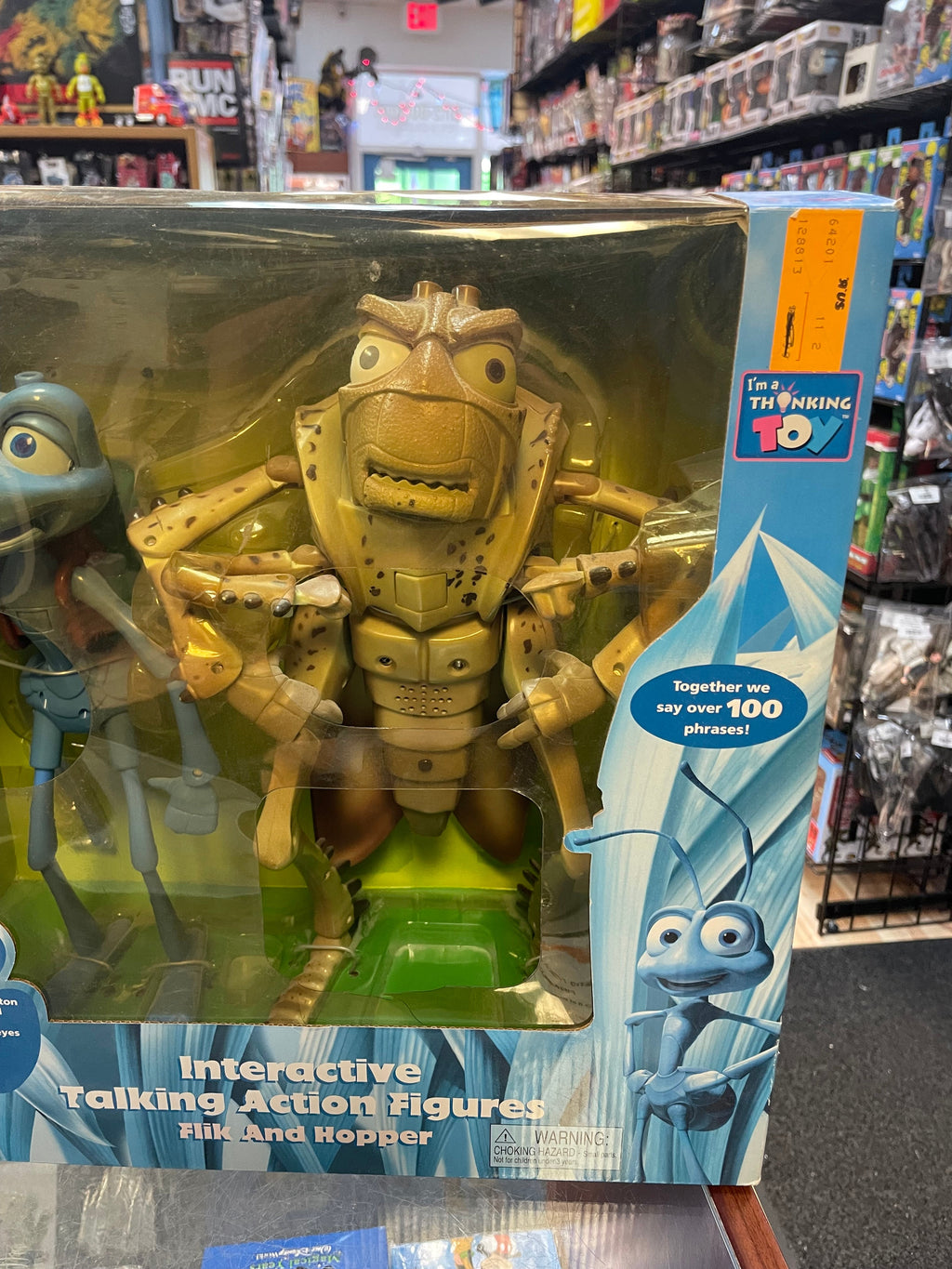 Interactive Flik & Hopper (Vintage Bugs Life, Thinking Toy) **NEW OPENNED** product image 22, provided for visual reference