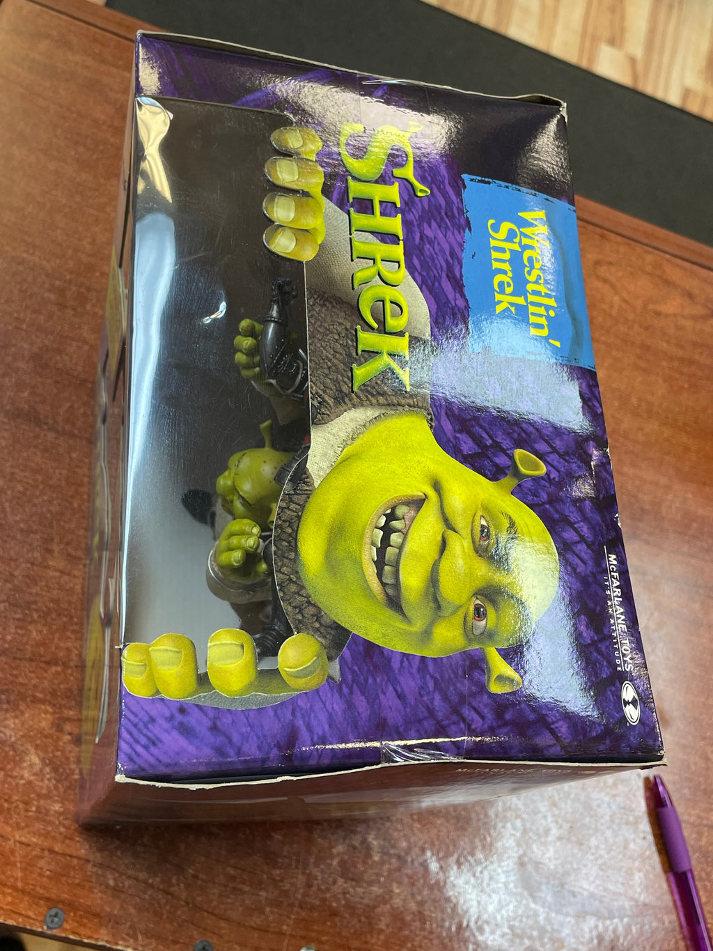 Wrestling Showdown Shrek (Vintage Shrek, McFarlane Toys) **SEALED** product image 6, provided for visual reference and