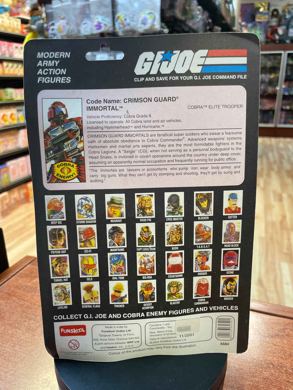 Crimson Guard (Vintage GI Joe, Funskool) Sealed product image 5, provided for visual reference and product detail review