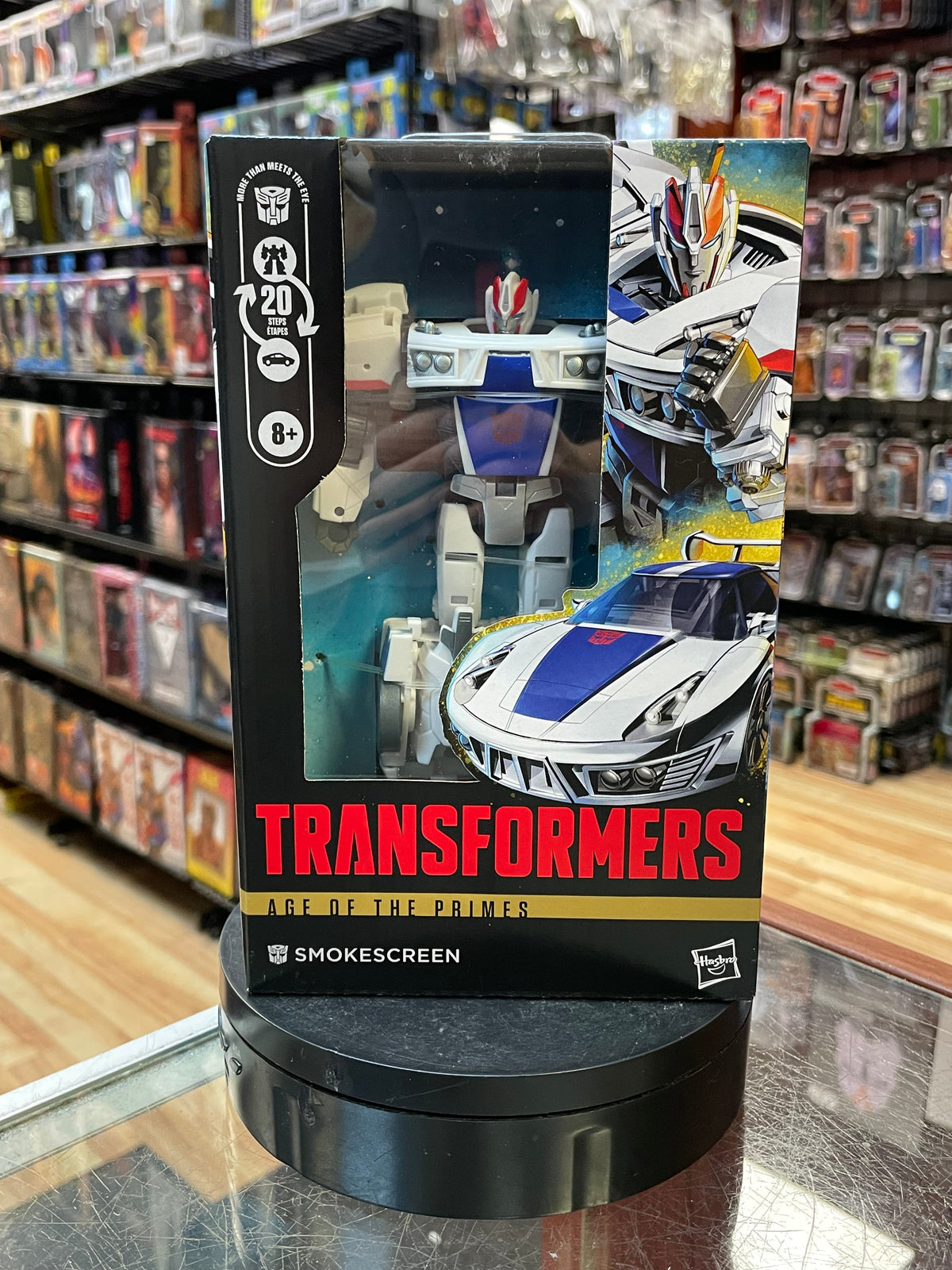 Smokescreen -Deluxe Class- (Transformers AOP, Hasbro) *SEALED* product image 1, provided for visual reference and product