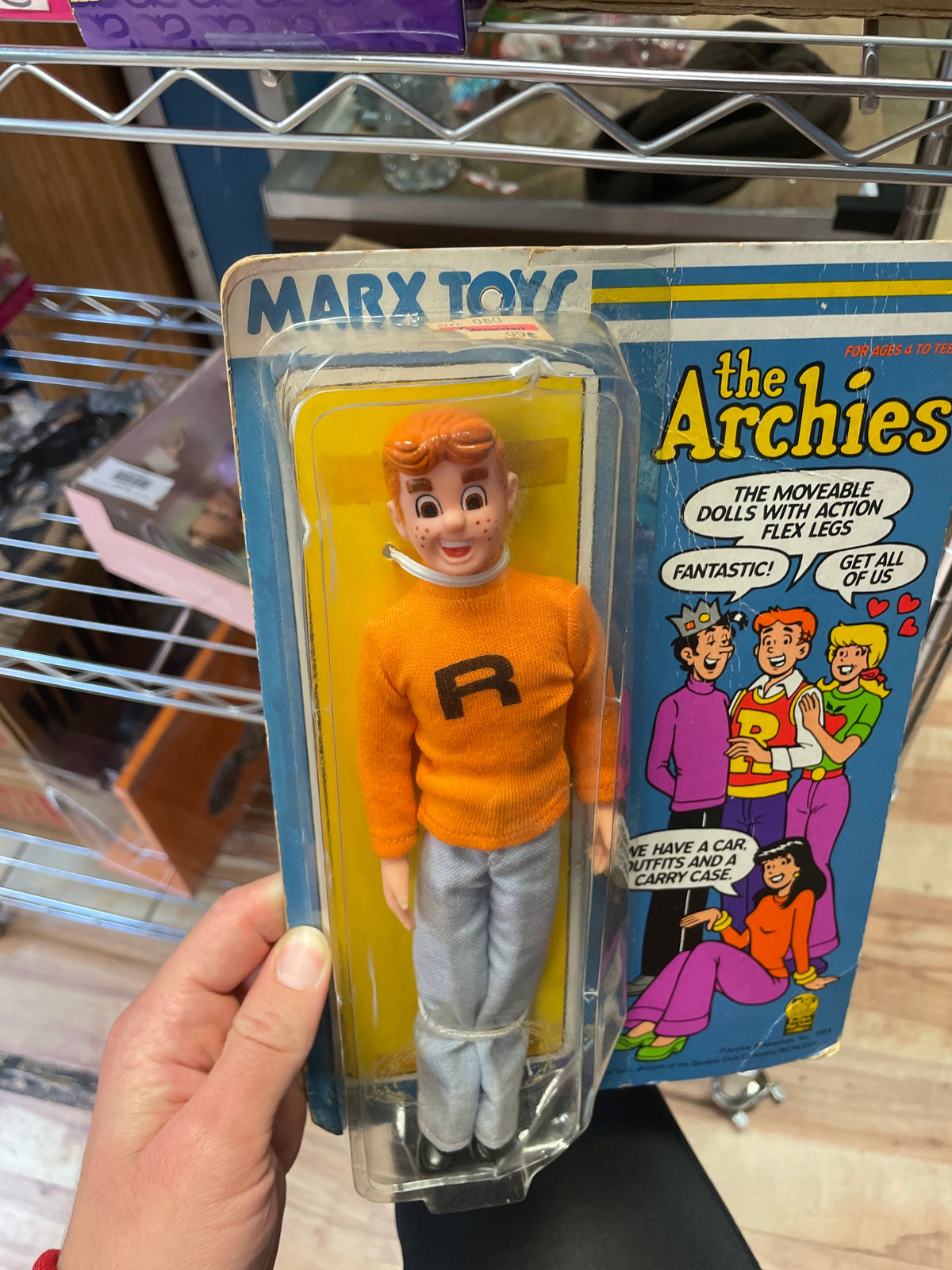 Archie 1975 (Vintage Archie Comic, Marx Toys) SEALED product image 8, provided for visual reference and product detail review