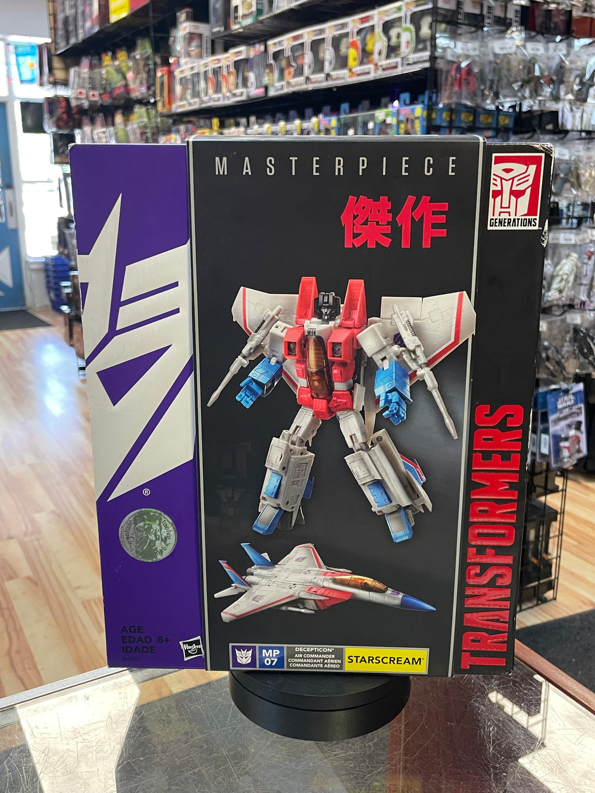 Starscream MP-07 -TRU Exclusive- (Transformers Masterpiece, Hasbro) **SEALED** product image 1, provided for visual