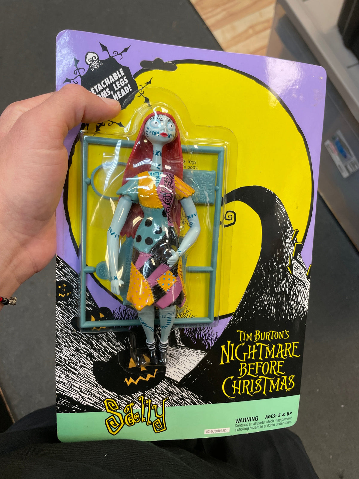 Sally with Detachable Limbs (Vintage Nightmare Before Christmas, Hasbro) **SEALED** product image 5, provided for visual