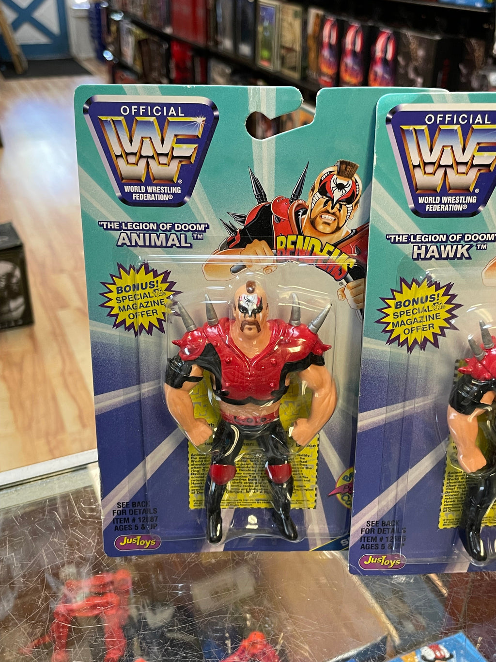 Legion Of Doom (Vintage WWF, JusToys) **SEALED** product image 3, provided for visual reference and product detail review
