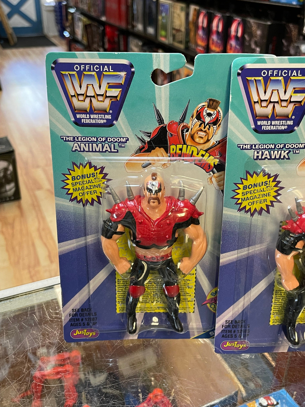 Legion Of Doom (Vintage WWF, JusToys) **SEALED** product image 3, provided for visual reference and product detail review