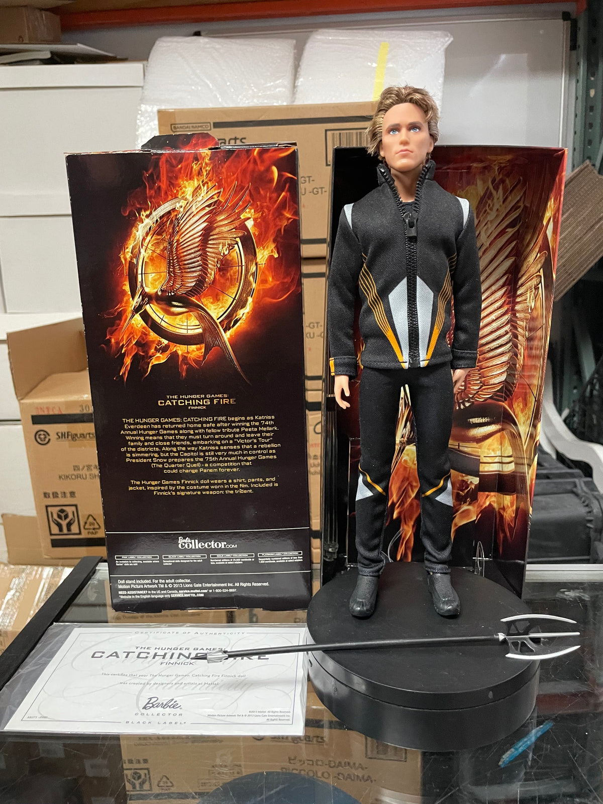 Catching Fire Finnick Odair #X8273 (Vintage Barbie, Mattel) **SEALED** product image 1, provided for visual reference and