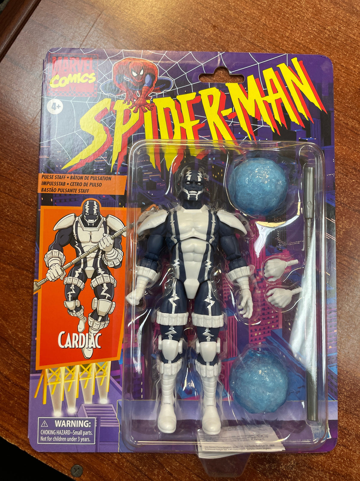Cardiac Retro Card (Marvel Legends, Hasbro) SEALED product image 4, provided for visual reference and product detail review