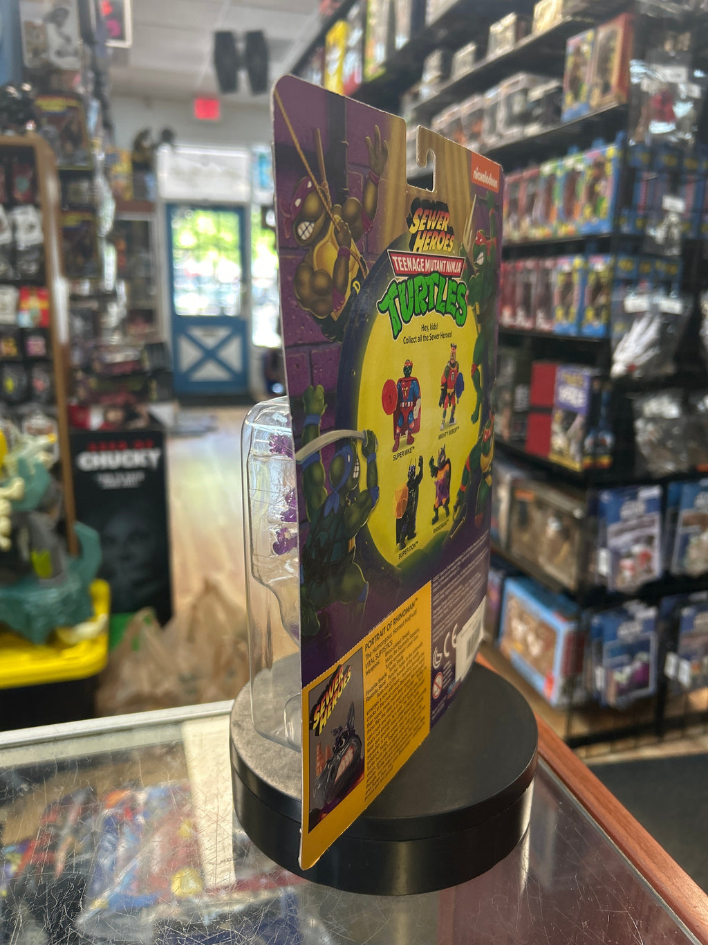Rhinoman -Reissue- (TMNT Ninja Turtles, Playmates) **SEALED** product image 3, provided for visual reference and product