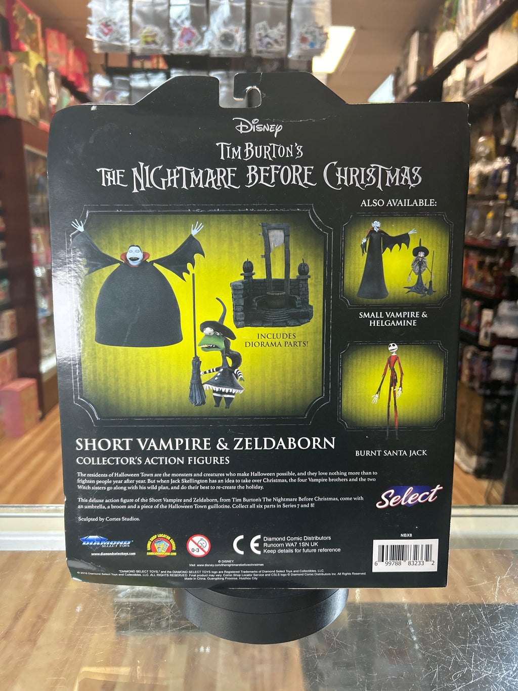 Short Vampire & Zeldaborn (The nightmare before Christmas, Diamond Select) product image 4, provided for visual reference